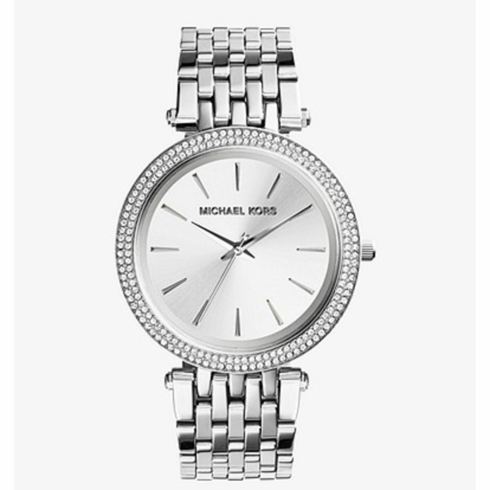 Michael Kors Beautiful Silver Sparkling Watch